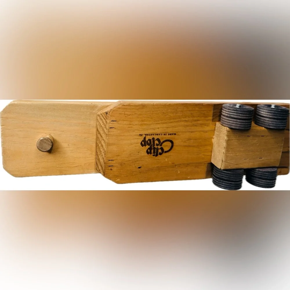 Vintage Hand Made Wooden Truck and Trailer